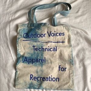 Custom tie dye OV tote
